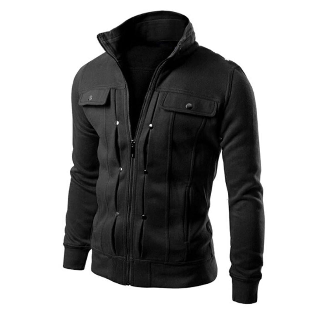 Men's Jacket Winter Warm Top Fashion Mens Slim Designed