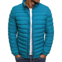 Load image into Gallery viewer, Men's Striped Parkas Winter Jacket Men Classic Warm Parka Coats